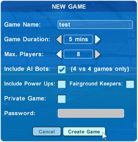 new game button